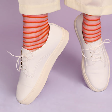 爽やかクリーンな<br>白のシューズ