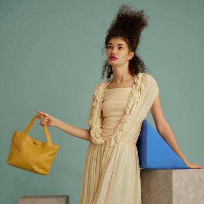 ＜Coquette＞Ange（Mini Bag)/芥末黃