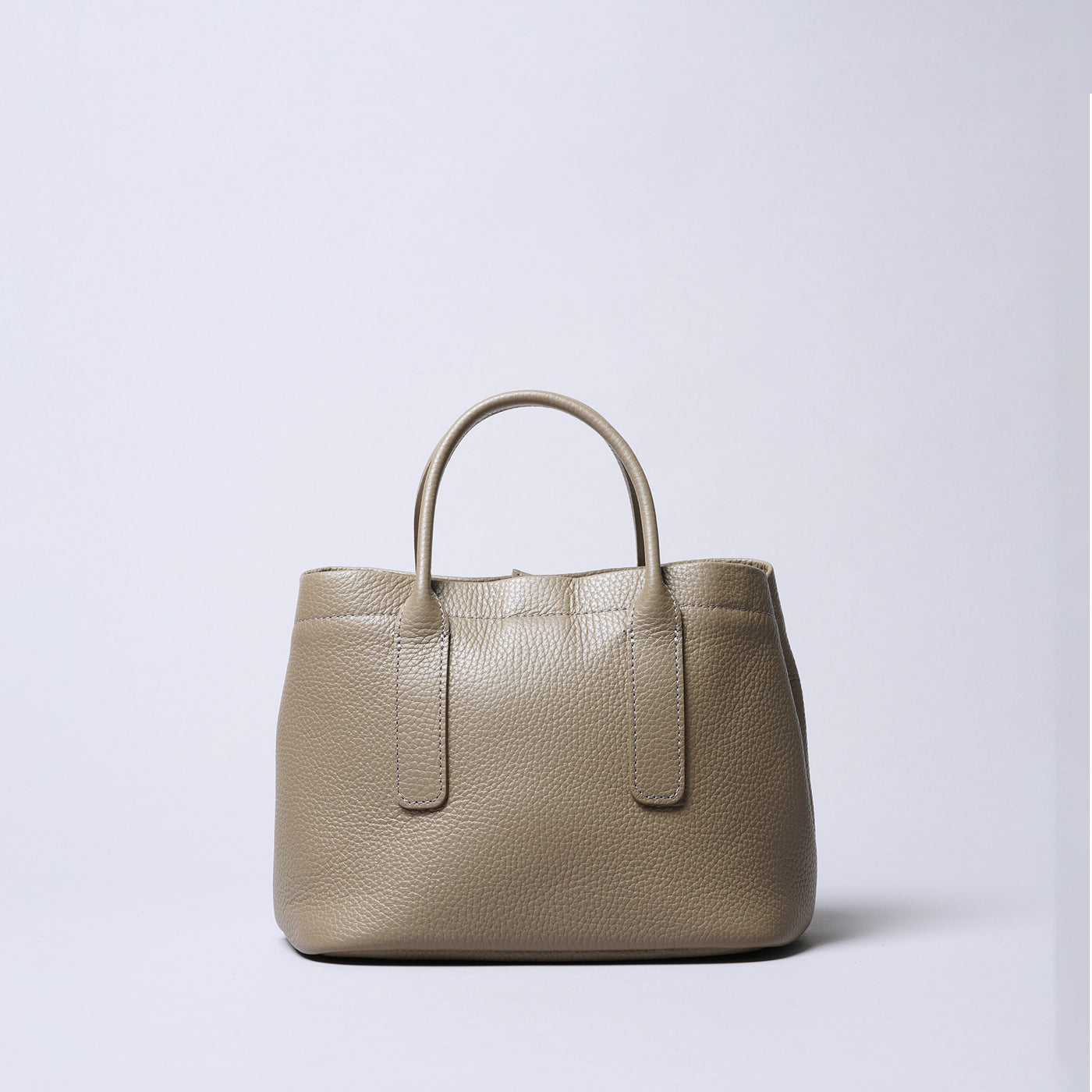 <itten-itten> Leather Mini Tote (w/ D) / Yellow