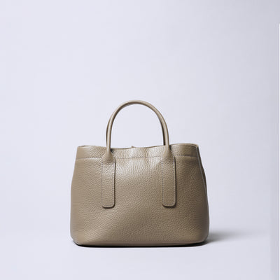 <itten-itten> Leather Mini Tote (w/ D) / Blue
