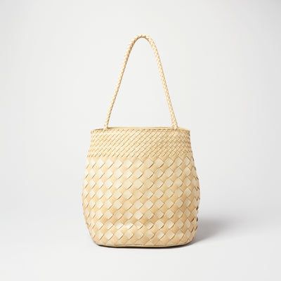 <Arukan F> kasane Bucket Semi Shoulder Bag / Navy