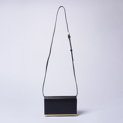 ＜キヨカワ＞［AUDREY］wallet shoulder bag/ブラウン