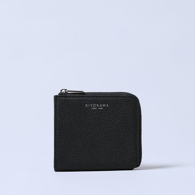 ＜KIYOKAWA＞［SOPHIE］L zip wallet/黑色