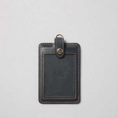 <lezali> Italian Leather ID Case (Vertical) / Camel Yellow