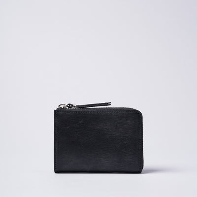 <SLOW> bridle -L Zip middle wallet-/Black