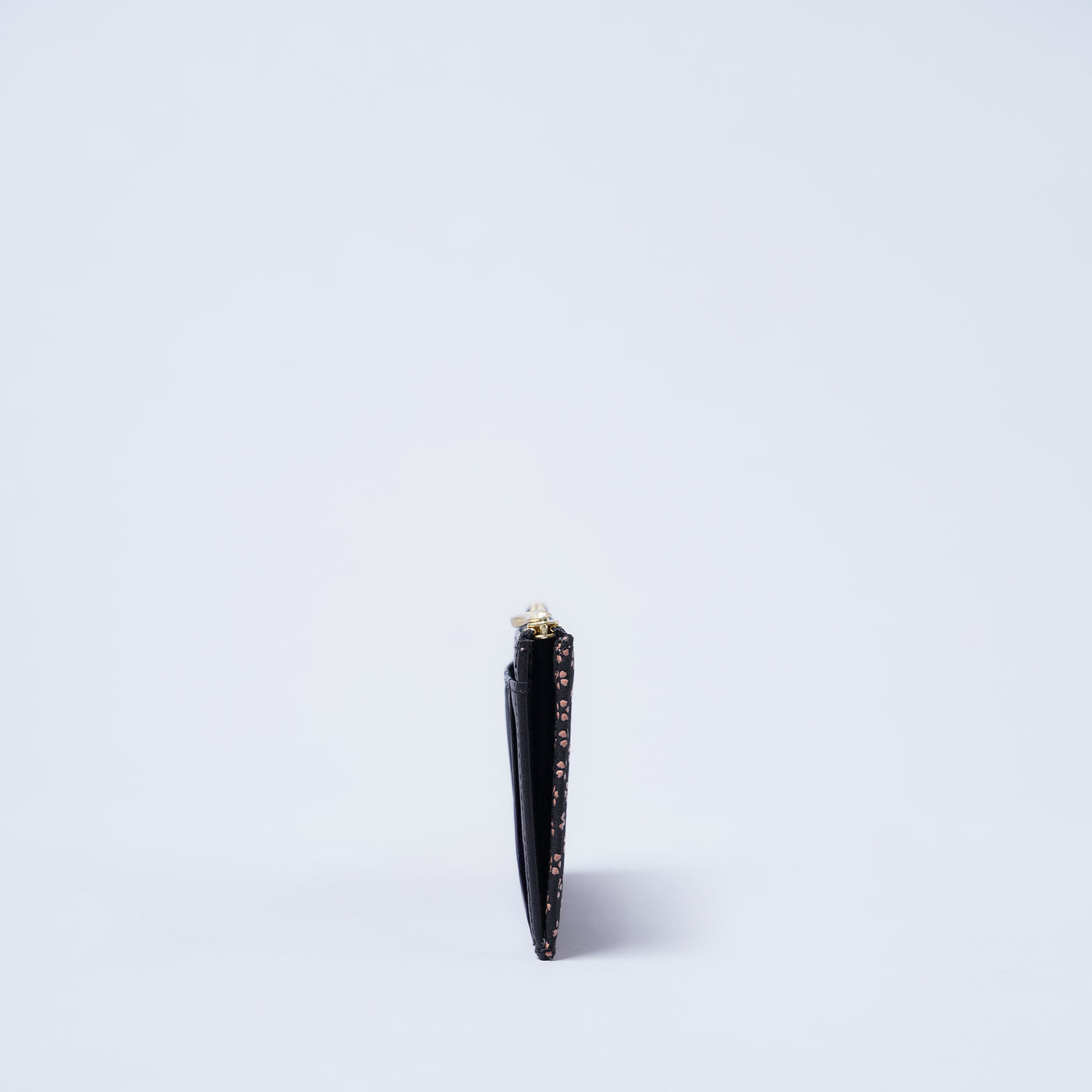 ＜kissora＞古都印傳 卡夾/瓢簞黑