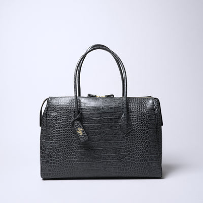 ＜legu＞Chroma 大型A4托特包/藏青色