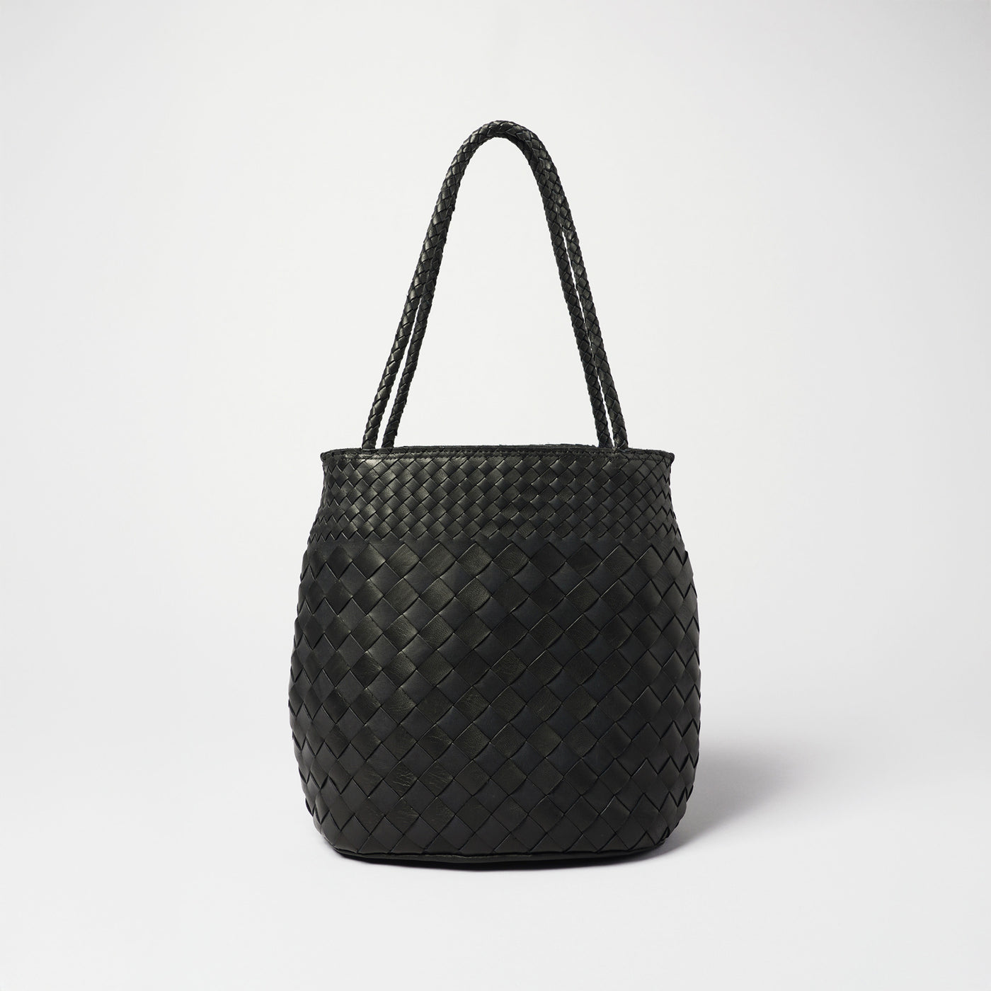 <Arukan F> kasane Bucket Semi Shoulder Bag / Navy