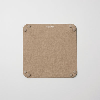 ＜kobe leather＞Tray-L / Green