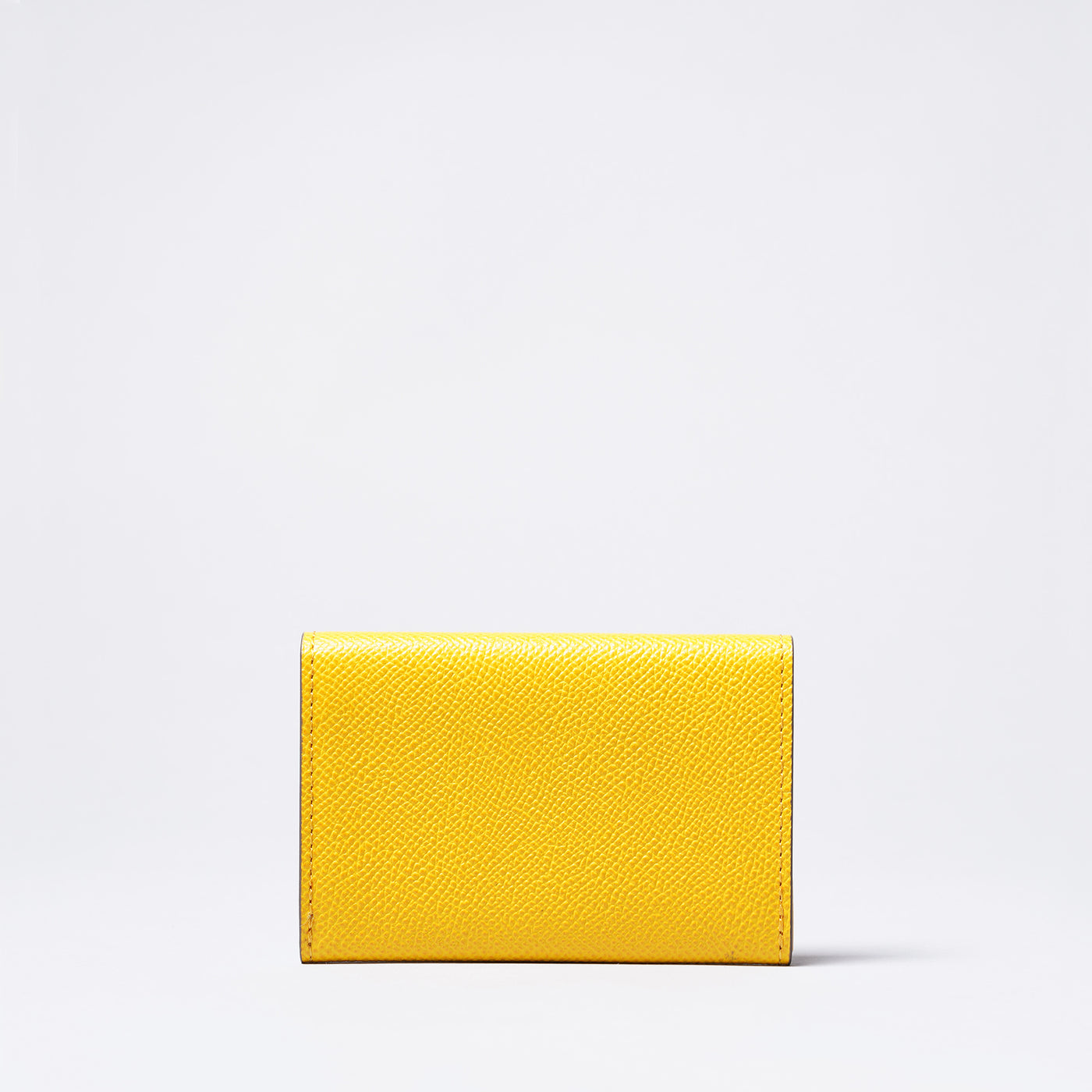 <kiichi> Shade Series Business Card Holder (Side Gusset) / Yellow