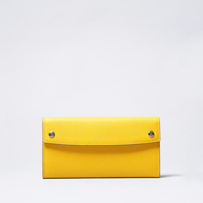 <kiichi> Shade Series Long Wallet (Hook Closure) / Yellow