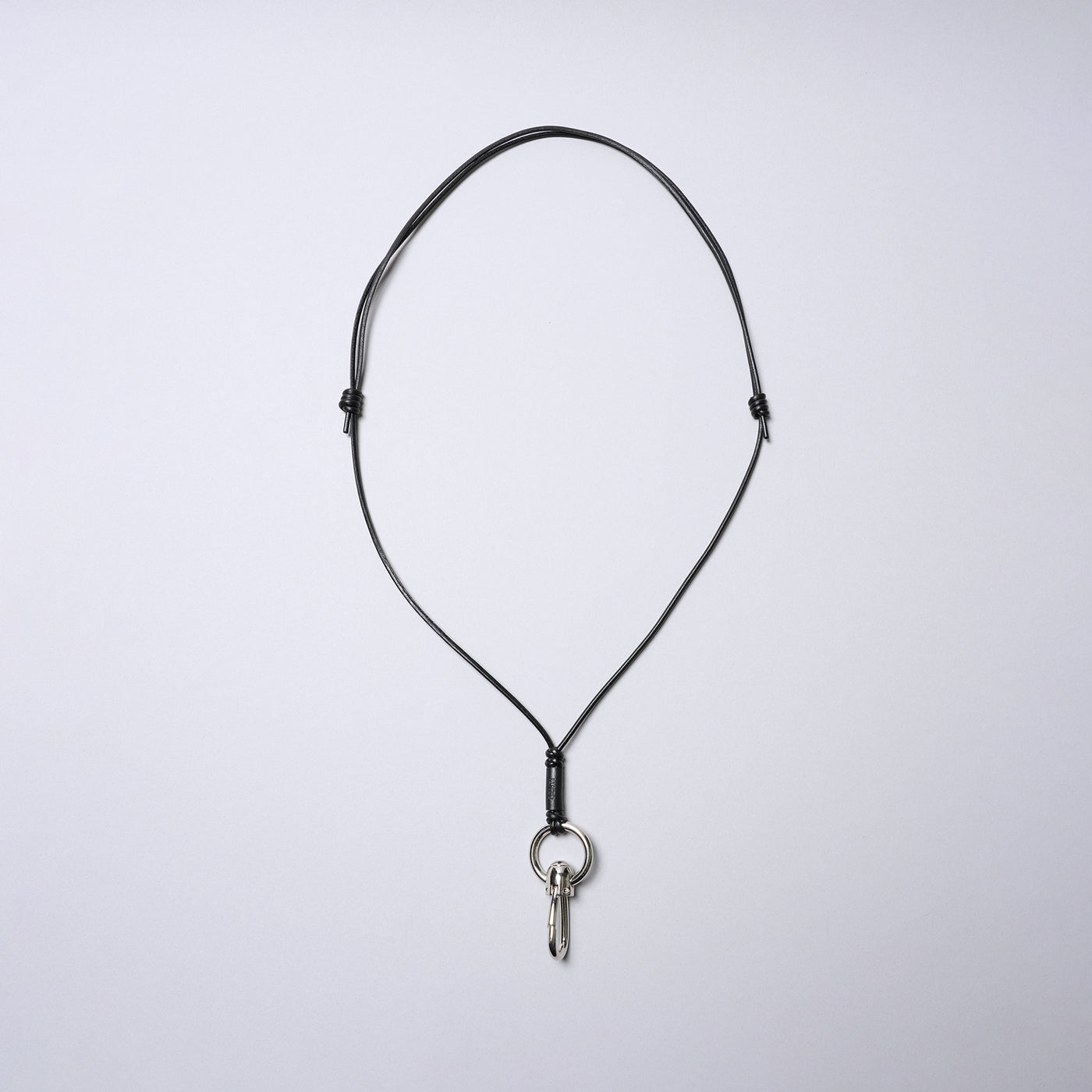 多功能皮革掛繩（登山鉤環）/象牙白