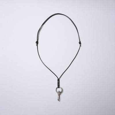 多功能皮革掛繩（登山鉤環）/象牙白