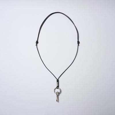 多功能皮革掛繩（登山鉤環）/象牙白