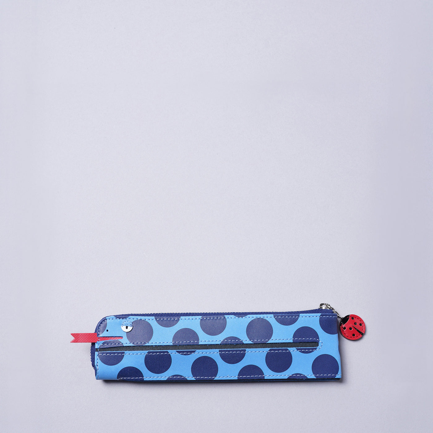 <Nomura Seisakusho> Snake Pen Case with Ladybug (2025 Limited Year of the Snake) / Black x White