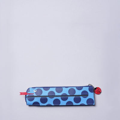 <Nomura Seisakusho> Snake Pen Case with Ladybug (2025 Limited Year of the Snake) / Black x White