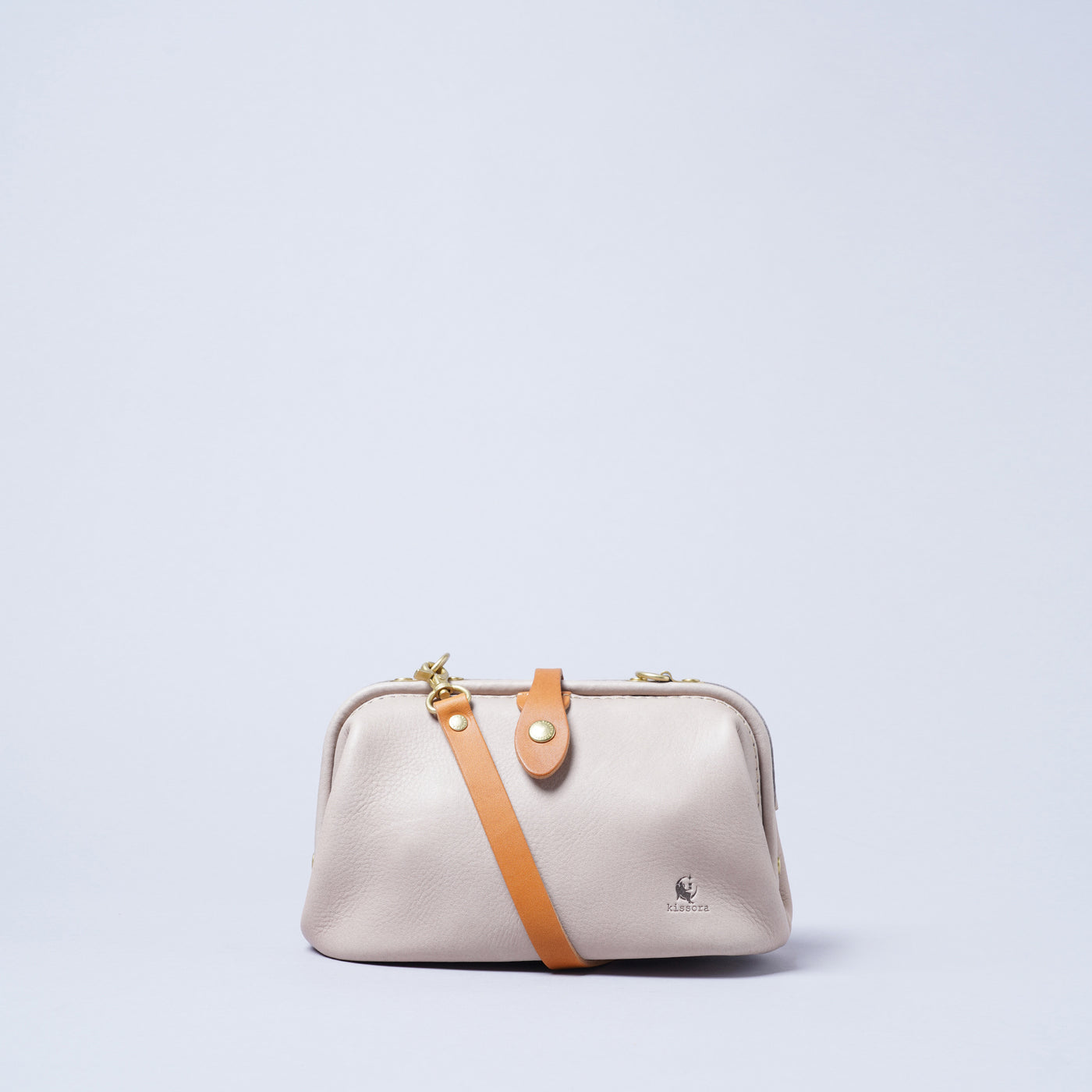 ＜kissora＞Epica 口金斜背包/黃色