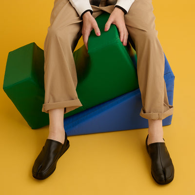 ＜スタスタ＞足袋シューズ/黒