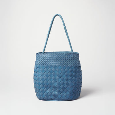 <Arukan F> kasane Bucket Semi Shoulder Bag / Navy
