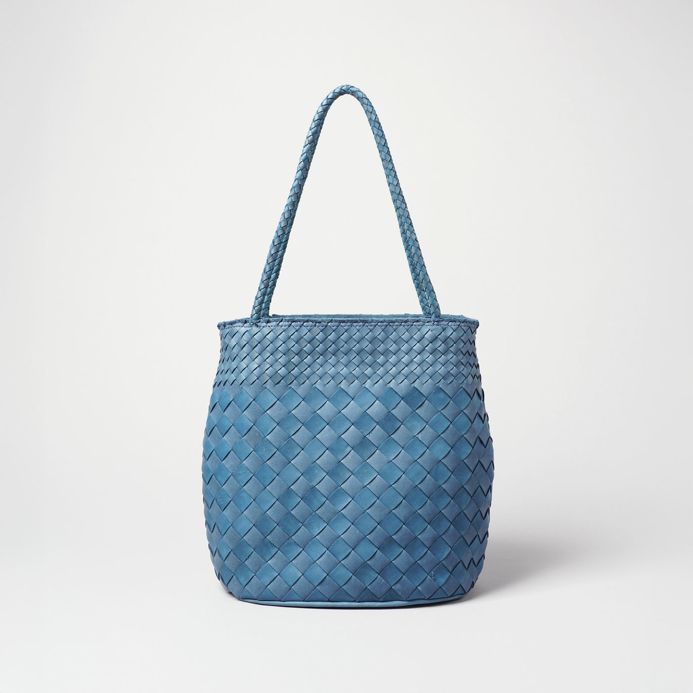<Arukan F> kasane Bucket Semi Shoulder Bag / Navy