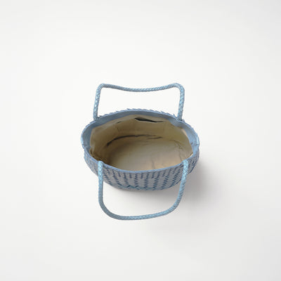 <Arukan F> kasane Bucket Semi Shoulder Bag / Navy