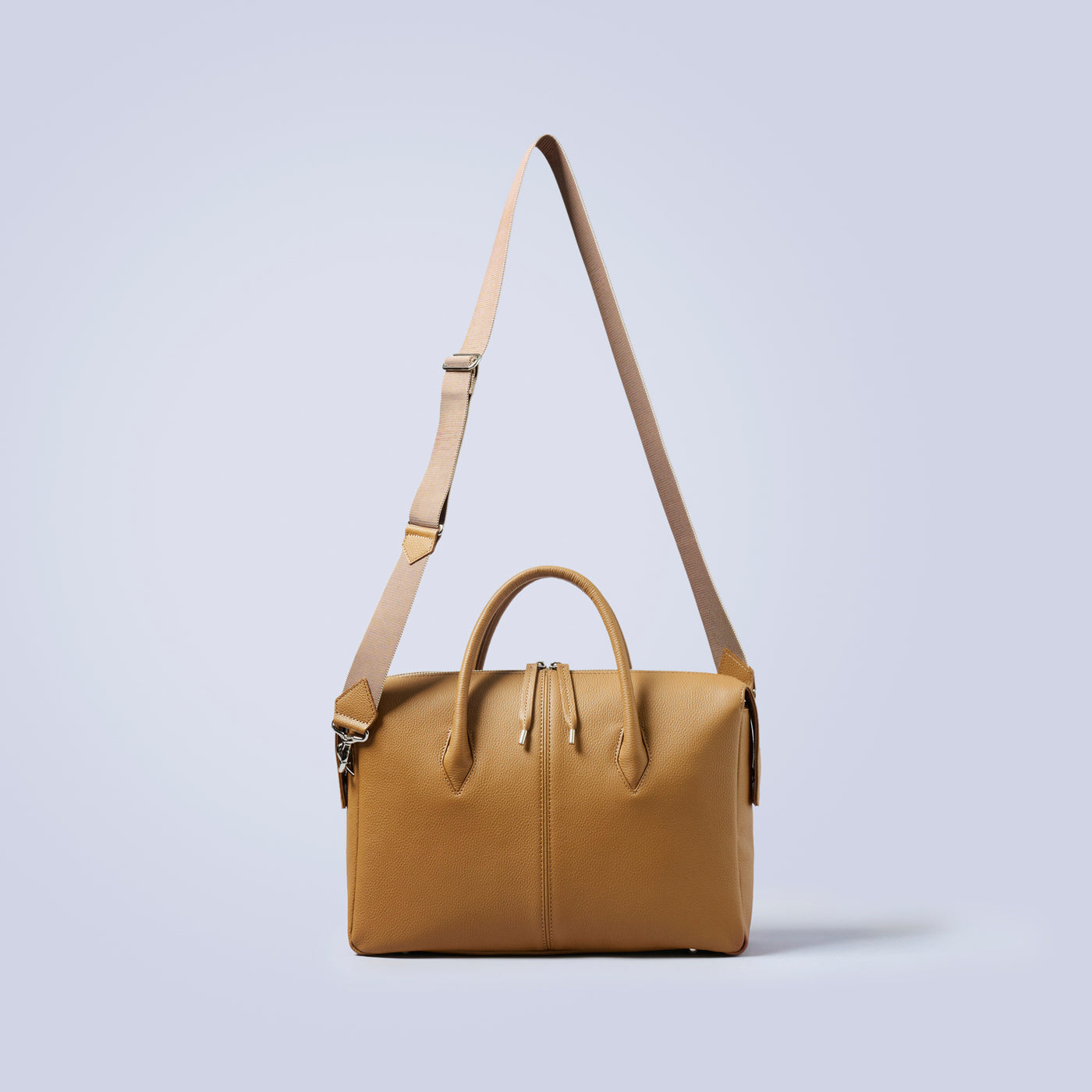 ＜KIYOKAWA＞［SOPHIE］Boston bag L/駱駝色