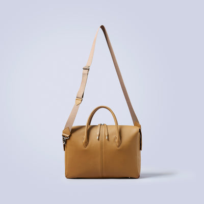 ＜KIYOKAWA＞［SOPHIE］Boston bag L/駱駝色