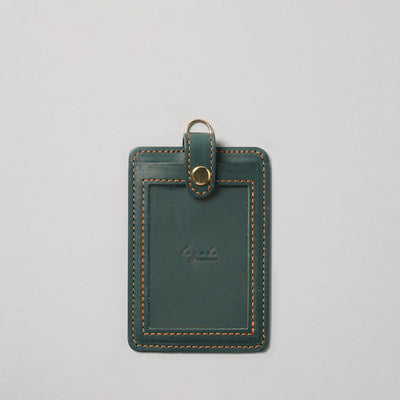 <lezali> Italian Leather ID Case (Vertical) / Camel Yellow