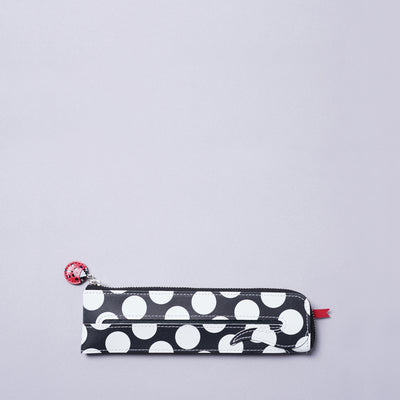 <Nomura Seisakusho> Snake Pen Case with Ladybug (2025 Limited Year of the Snake) / Black x White
