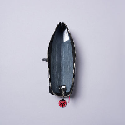 <Nomura Seisakusho> Snake Pen Case with Ladybug (2025 Limited Year of the Snake) / Blue x Navy
