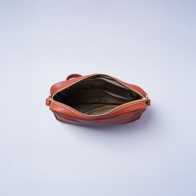 <kissora> Olive Tanned Leather Mini Shoulder / CHO