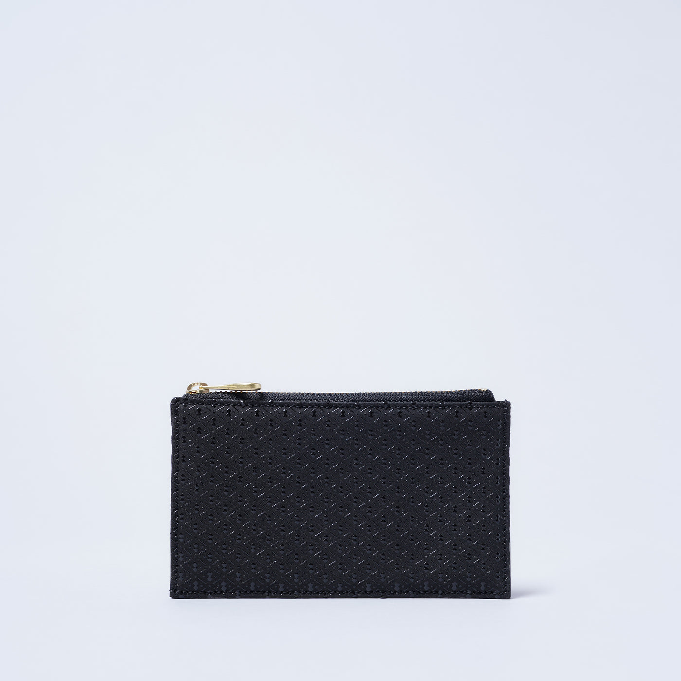 ＜kissora＞古都印傳 卡夾/瓢簞黑