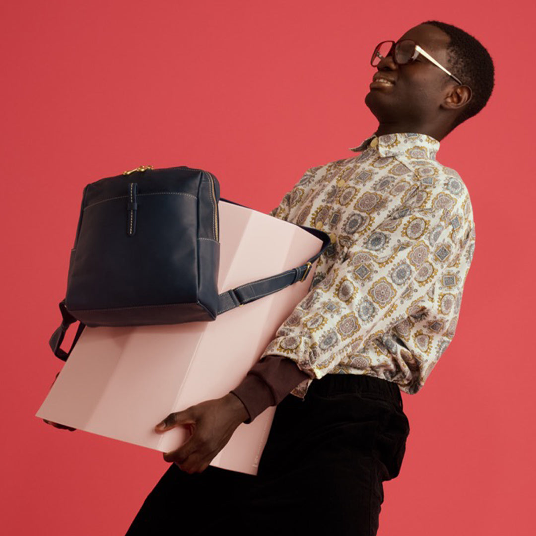 ＜kissora＞Amare 後背包/藏青色