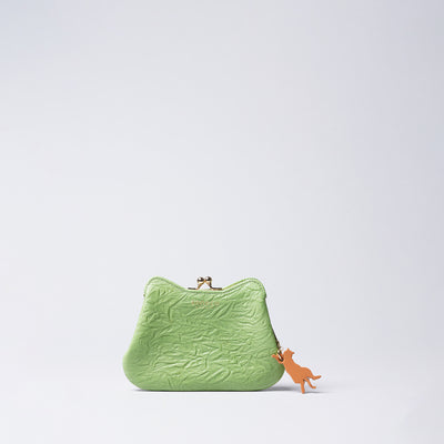 <aoneco> Kiss Lock Mini Wallet / Greige