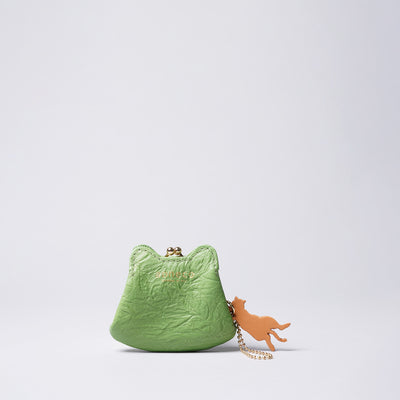 <aoneco> Micro Kiss Lock Pouch / Leaf