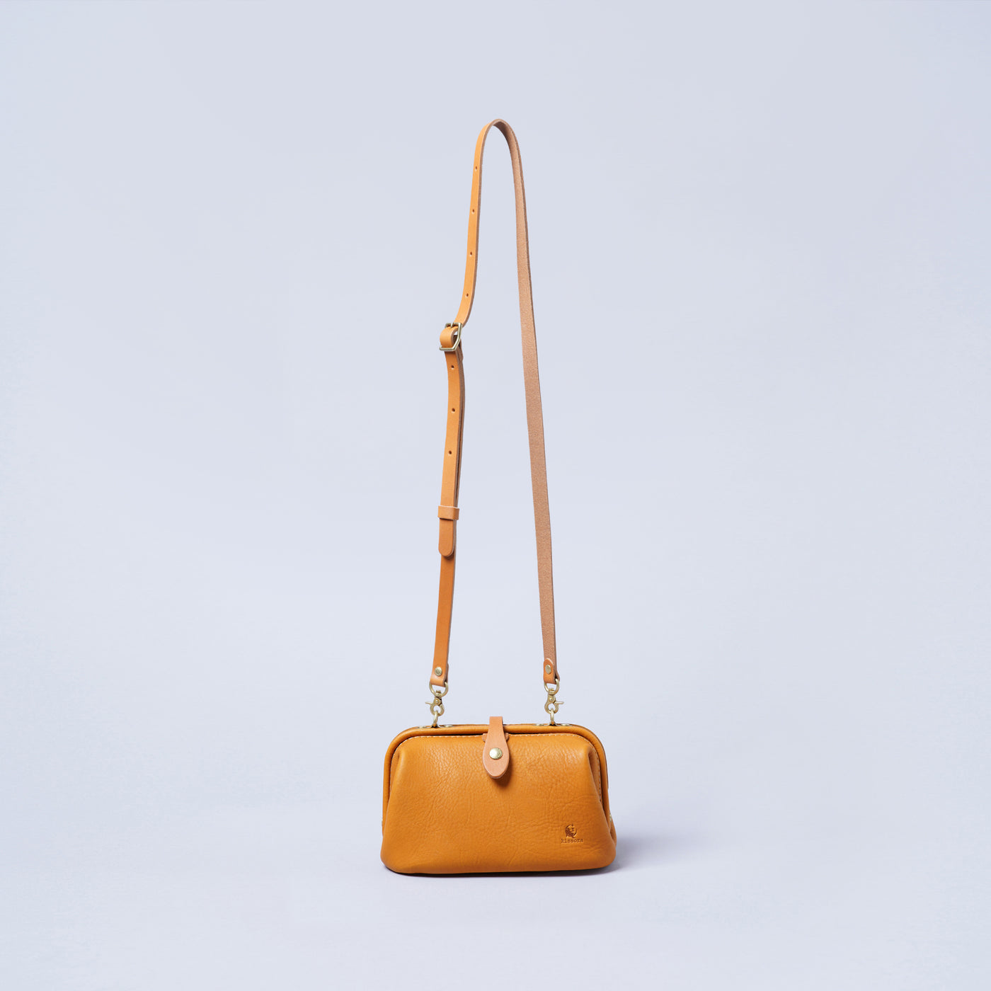 ＜kissora＞Epica 口金斜背包/黃色