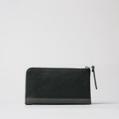 <numeri> Sottile Bi-Color L Zipper Long Wallet / Blue x White