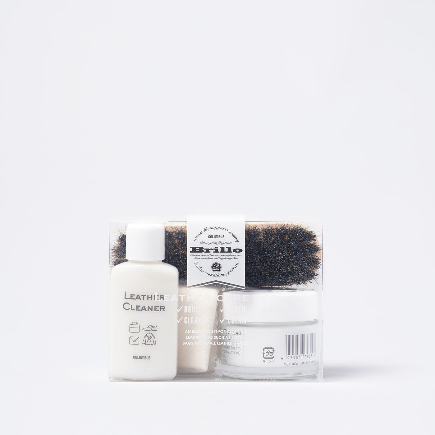 <COLUMBUS> Brillo Leather Care Set / Neutral