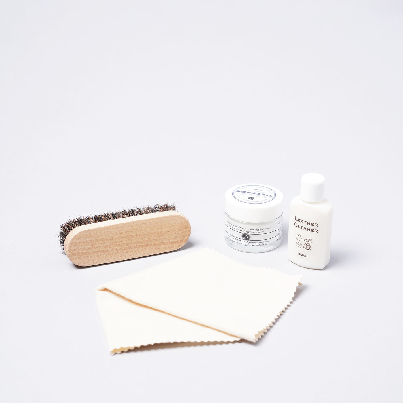 <COLUMBUS> Brillo Leather Care Set / Neutral