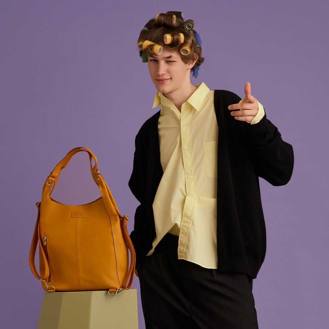 ＜キソラ＞2wayバッグ/キャメル