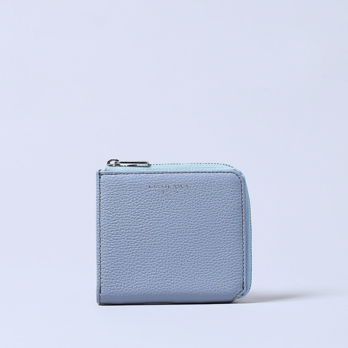 ＜KIYOKAWA＞［SOPHIE］L zip wallet/黑色