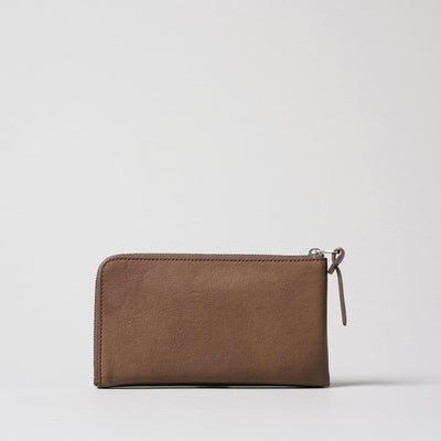 <numeri> Sottile L Zipper Long Wallet / Grey