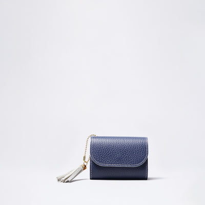 <cotocul> Italian Leather Mini Wallet / Grey