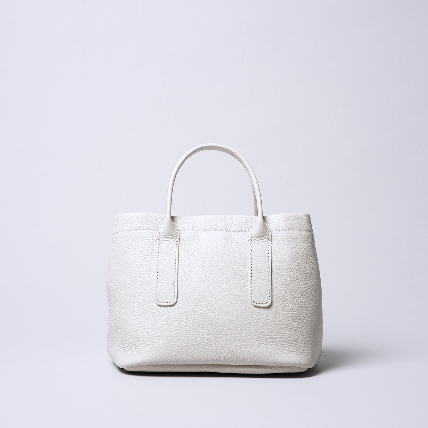 <itten-itten> Leather Mini Tote (w/ D) / Pistachio