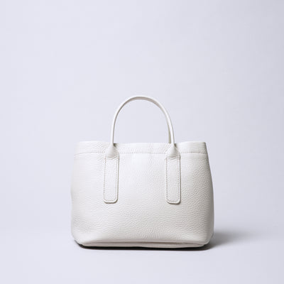 <itten-itten> Leather Mini Tote (w/ D) / Blue