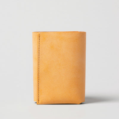 ＜fabrik＞TRI-FOLD WALLET / Chocolate