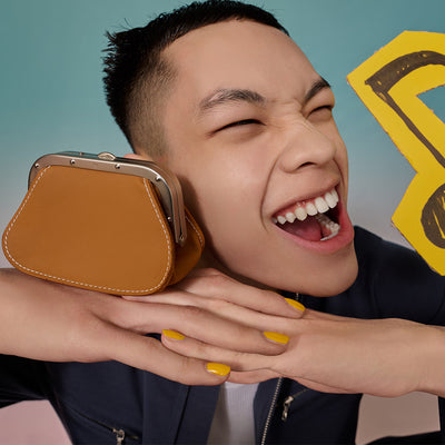 ＜SOPO＞GAMA PURSE-DEG/ZE/駱駝色
