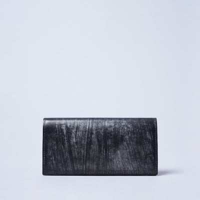 ＜クラフスト＞ブライドルレザー 長財布/Black (ブラック)