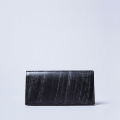 ＜クラフスト＞ブライドルレザー 長財布/Navy (ネイビー)