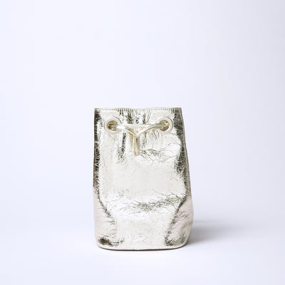 ＜Coquette＞Boheme shiny（抽繩包）/ 金色